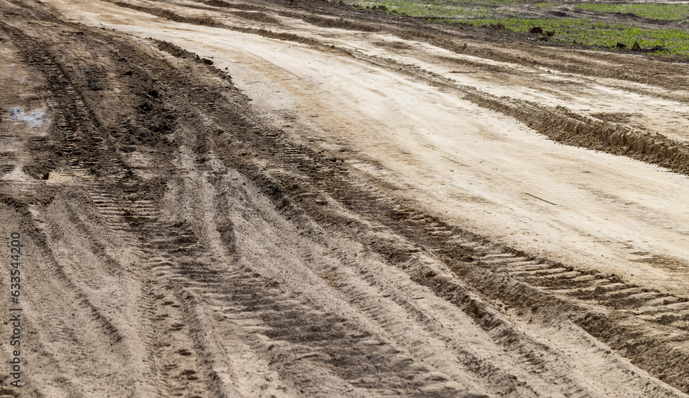 construction of a new walkway in the city park