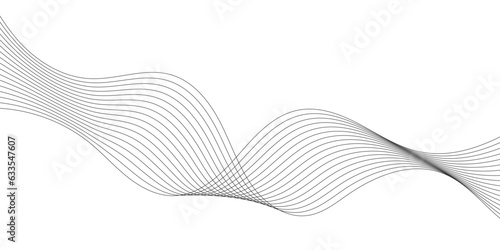 Abstract flowing wave lines. Design element for technology, science, modern concept background. vector eps 10