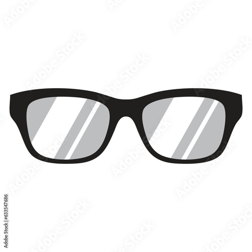 Glasses vector art design.