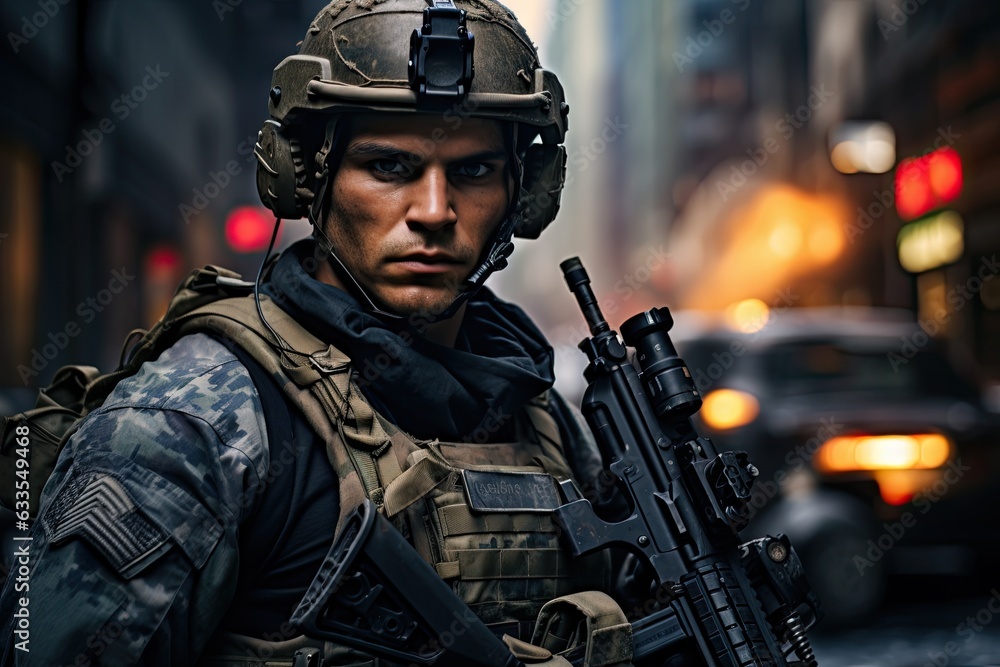 photography of a standing special forces soldier photography of a standing special forces soldier