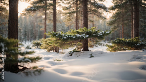 forest in winter