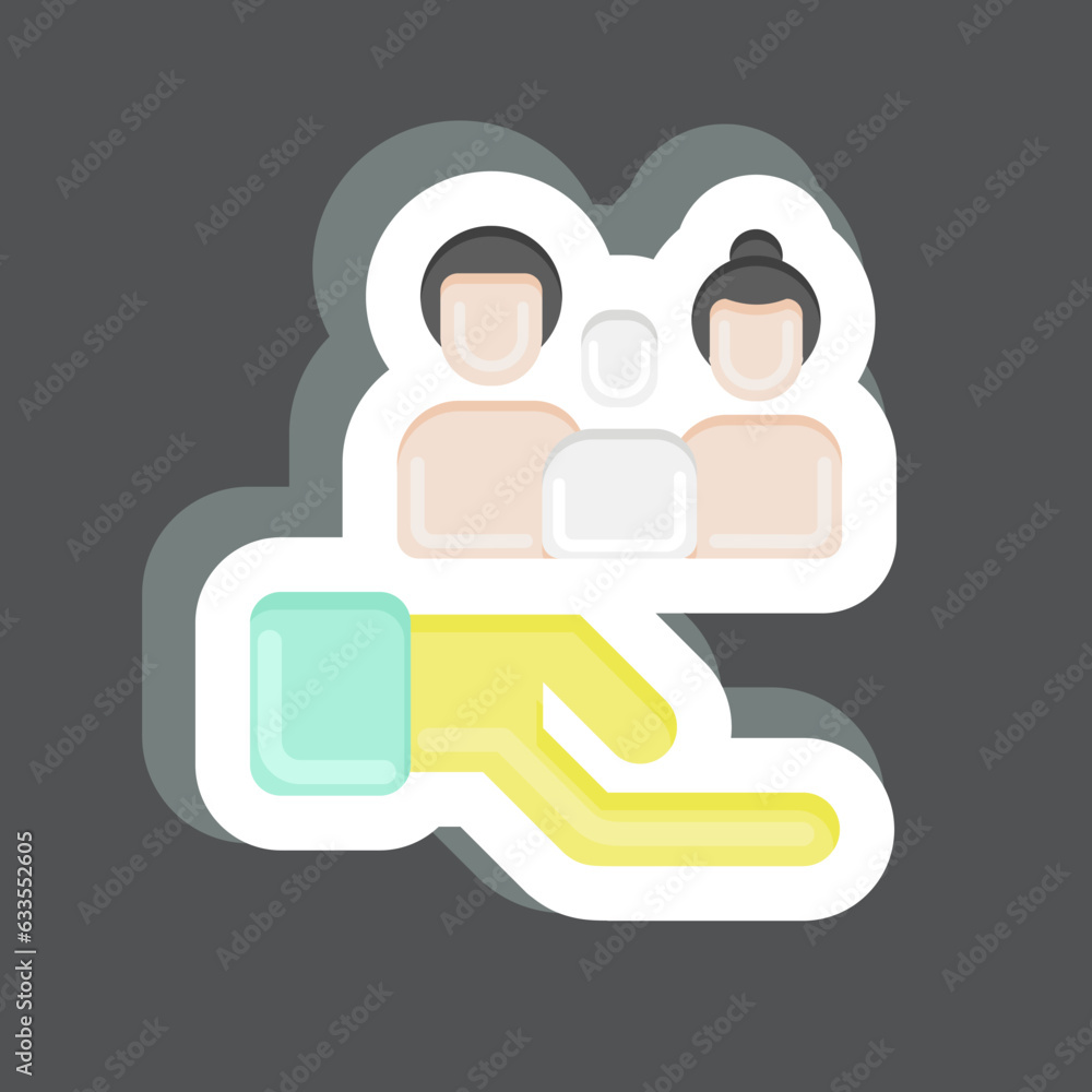 Icon Family Care. related to Family symbol. simple design editable. simple illustration Icon Family Care. related to Family symbol. simple design editable. simple illustration