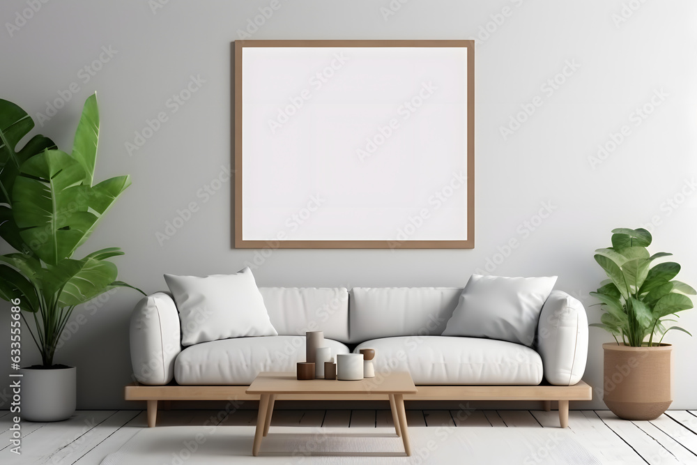 Frame Mockup - Subdued and Stylish Frame Highlight, generative ai Frame Mockup - Subdued and Stylish Frame Highlight, generative ai