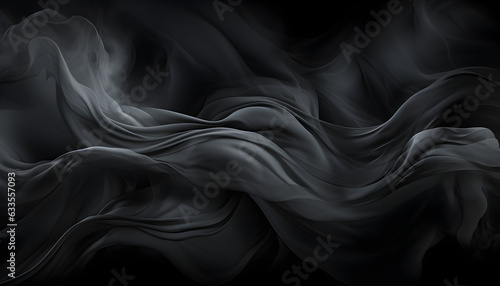 Abstract Black Smoke background 