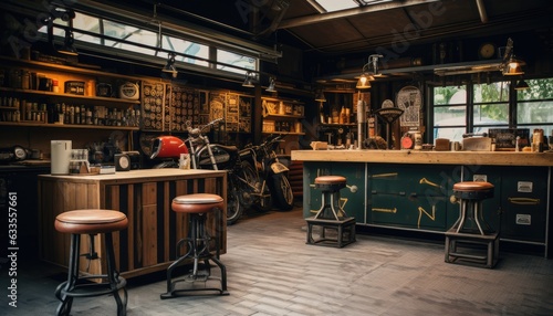 interior of a restaurant