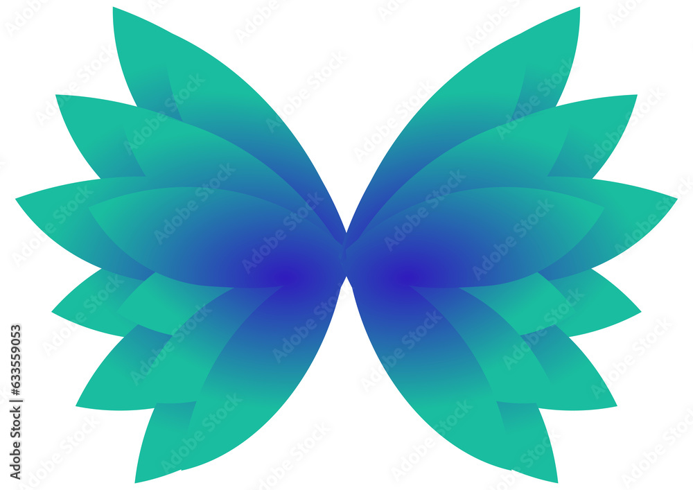 Obraz premium butterfly on a white background
