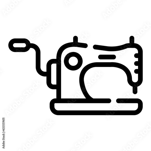 sewing machine Line Icon