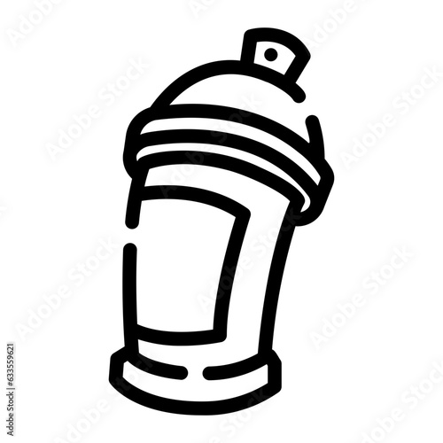 spray paint Line Icon