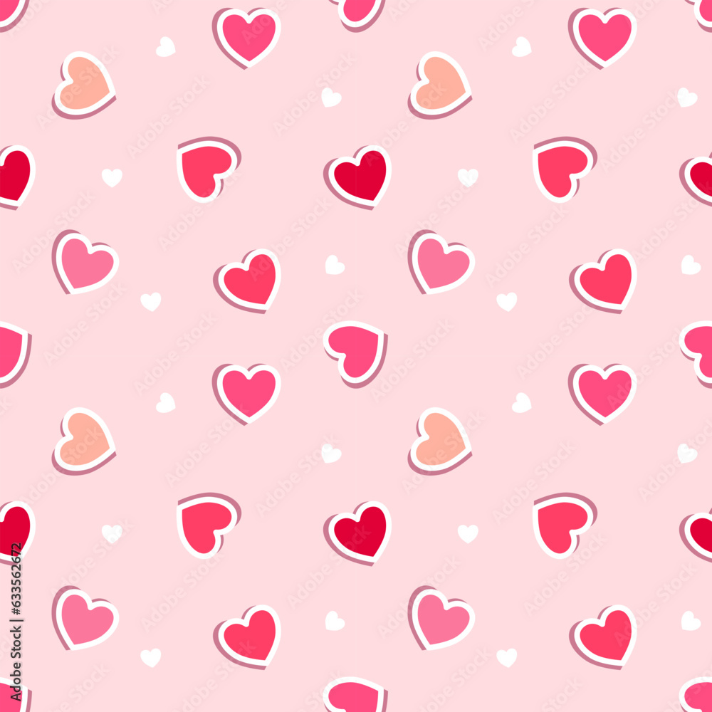 seamless pattern with hearts seamless pattern with hearts