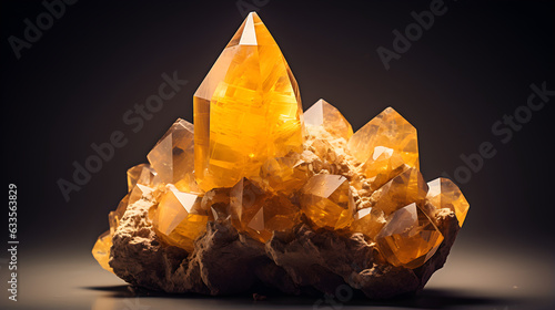 Crystals, yellow