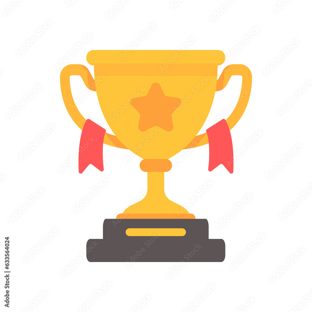 The golden trophy of success. Awards for winners of sports games The golden trophy of success. Awards for winners of sports games