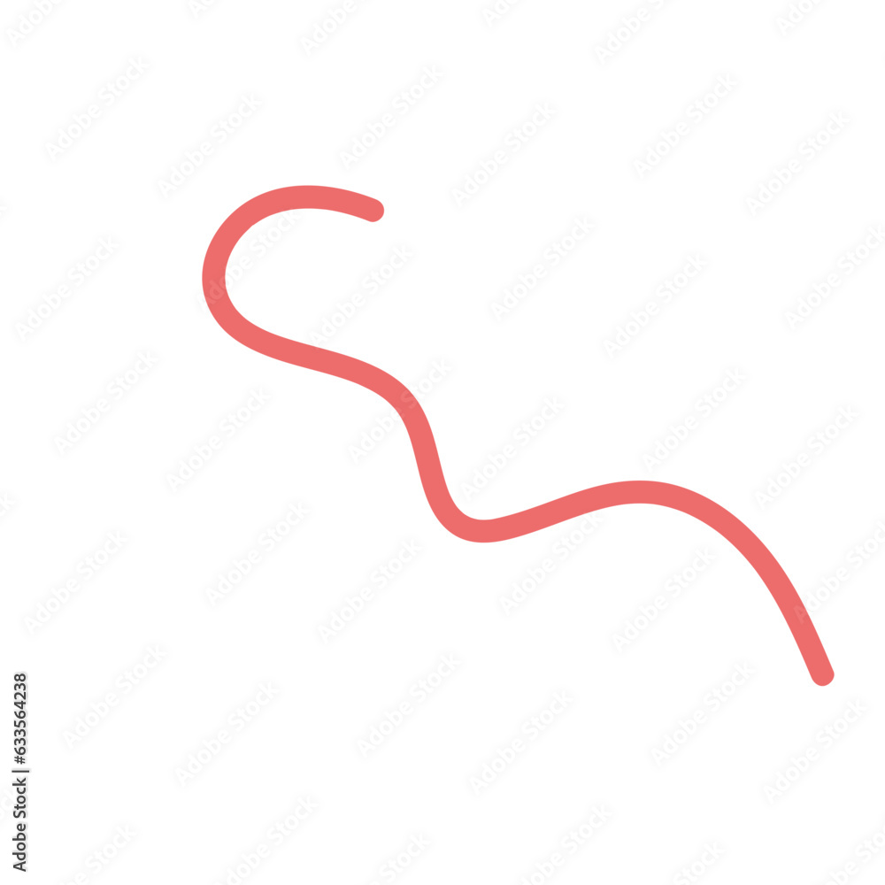 Red Squiggly Doodles Lines Vectors Red Squiggly Doodles Lines Vectors