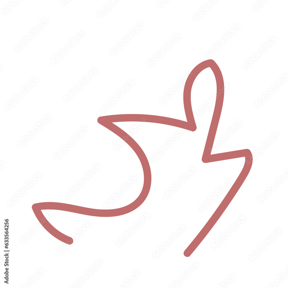Red Squiggly Doodles Lines Vectors Red Squiggly Doodles Lines Vectors