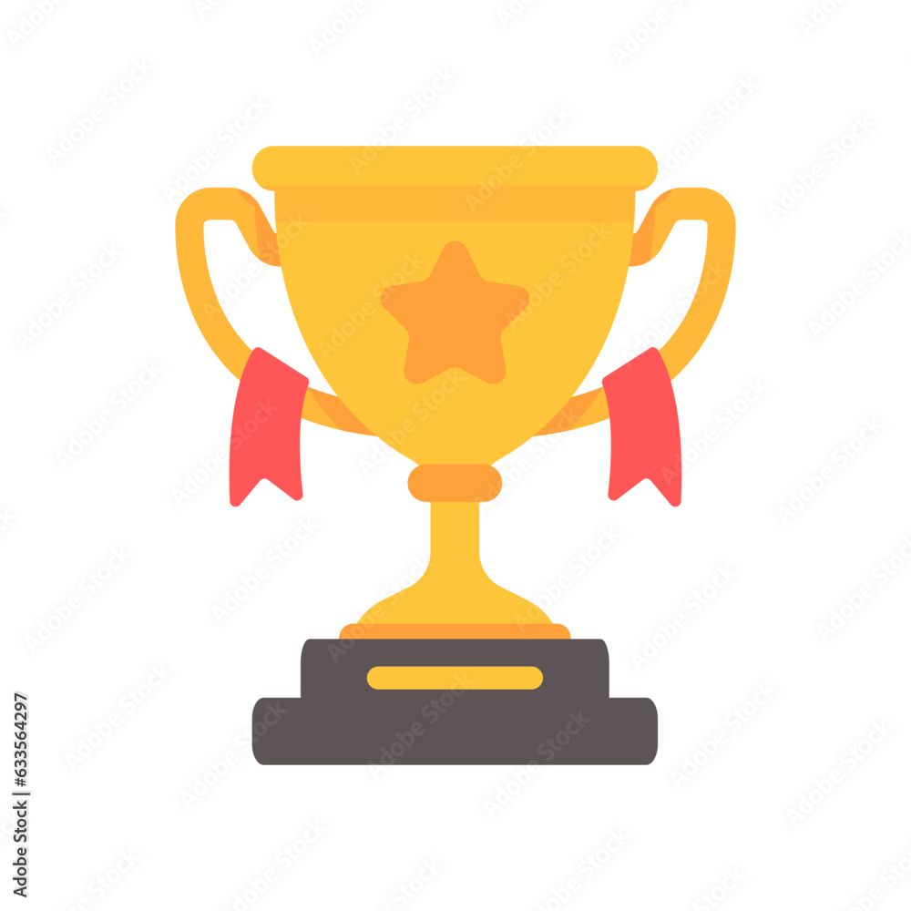 The golden trophy of success. Awards for winners of sports games The golden trophy of success. Awards for winners of sports games