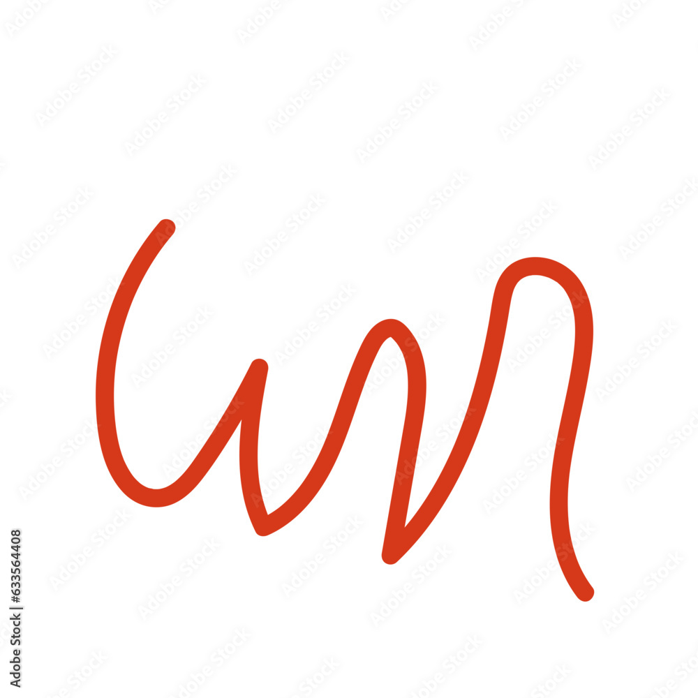 Red Squiggly Doodles Lines Vectors Red Squiggly Doodles Lines Vectors