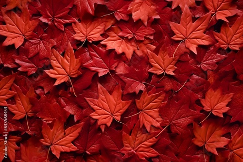 Wine red autumn leaves texture, fall nature background, 