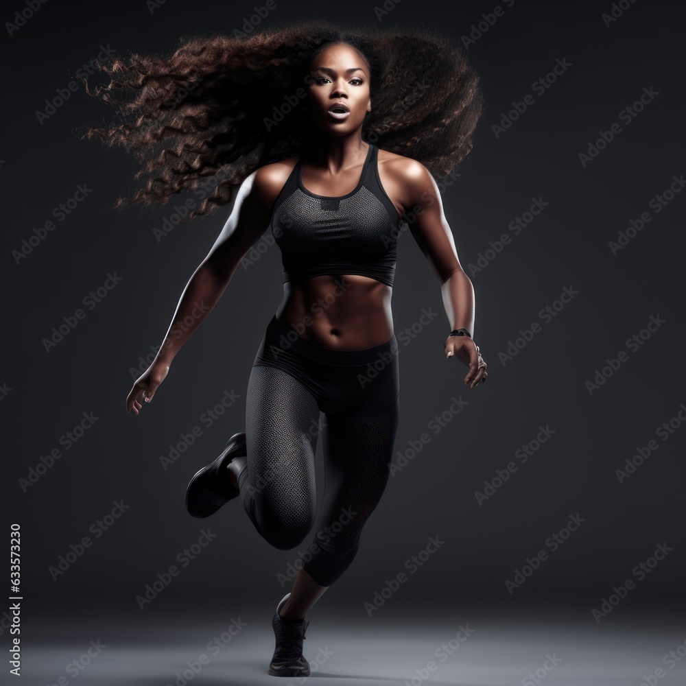 Running Free: Illustrating the Joy and Liberation of Athletic Motion, generative ai