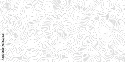 Abstract pattern with lines topographic map background. Topography and geography map grid abstract backdrop. Topographic cartography. Topographic Map. Topographic Relief.
