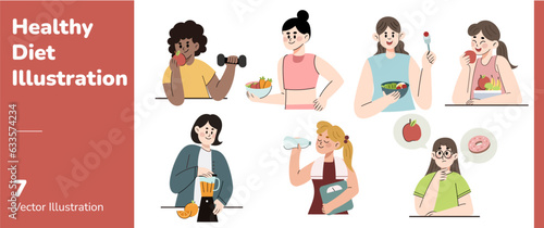 Healthy Diet Illustration