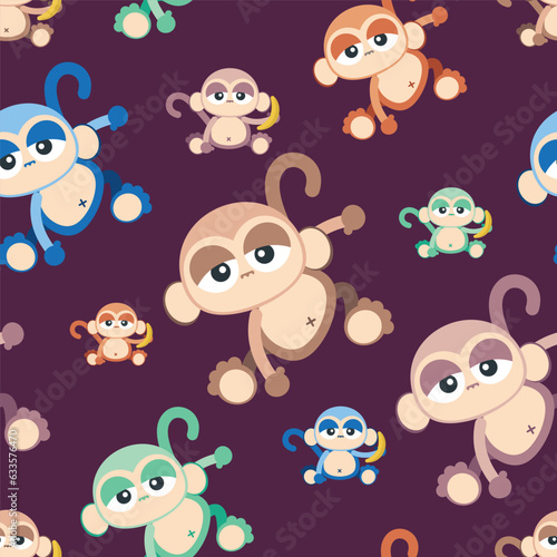 little monkey pattern