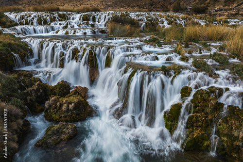 Waterfalls in the andes