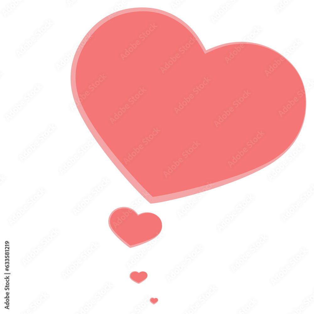 Heart Purple Red Pink Green Black Blue Valentine's Day