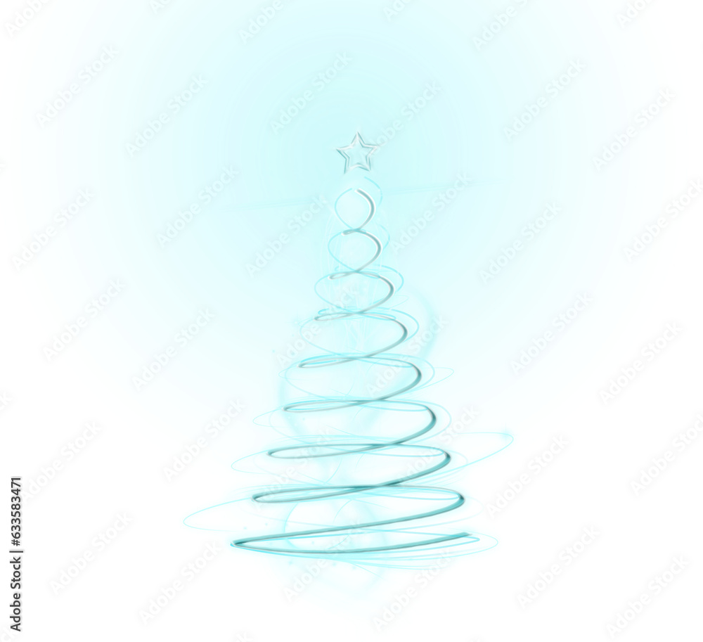 Digital png illustation of christmas tree on transparent background Digital png illustation of christmas tree on transparent background