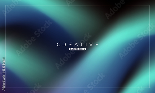 Abstract liquid gradient Background. Fluid color mix. Blue and Green Color blend. Modern Design Template For Your ads, Banner, Poster, Cover, Web, Brochure, and flyer. Vector Eps 10