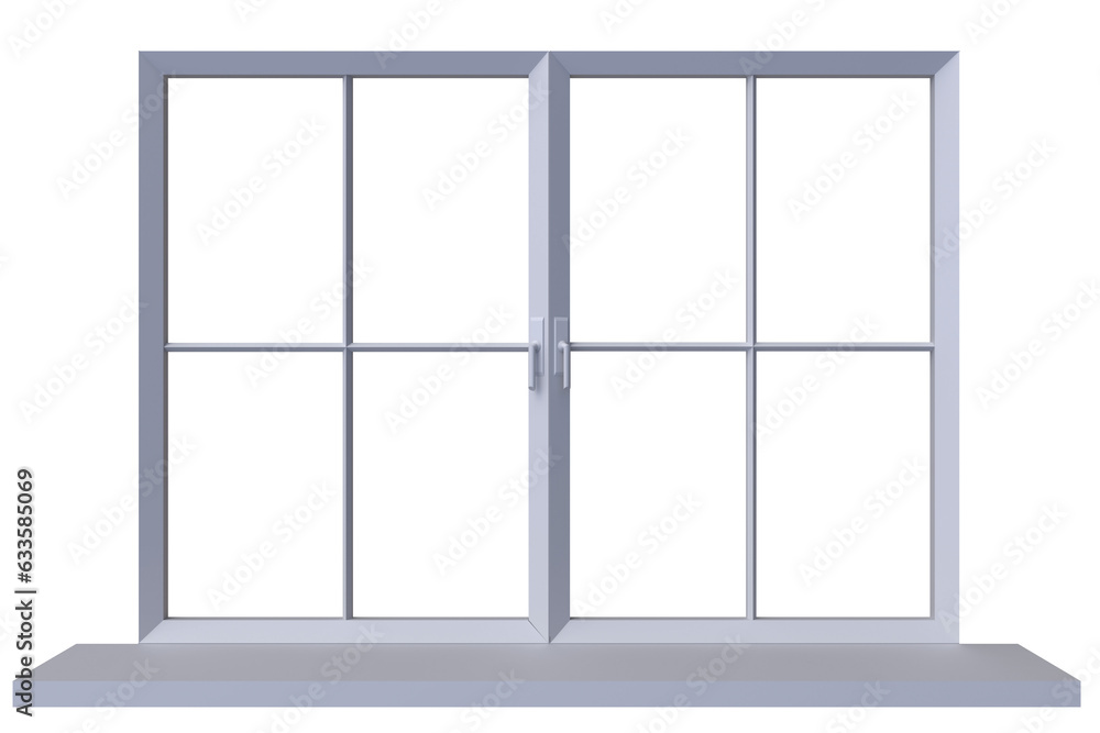 Digital png illustration of gray window with sill on transparent background Digital png illustration of gray window with sill on transparent background