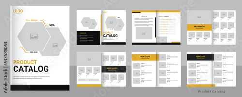 Multipurpose editable a4 product catalog design template or Product Catalog template