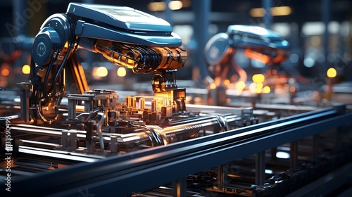 Automating Manufacturing: 3D Exploration of Robotics in Action