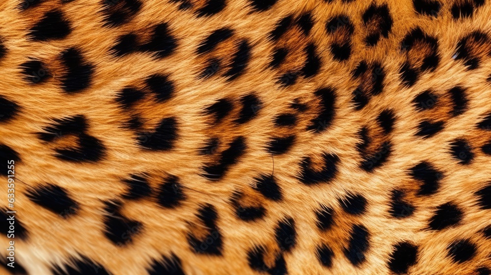 Leopard fur texture. Generative AI Leopard fur texture. Generative AI