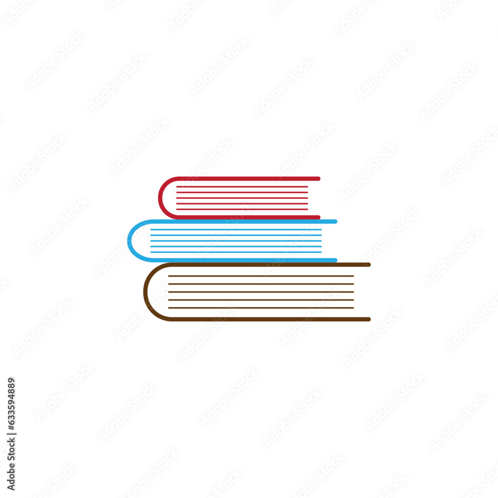 open book logo design template. simple style logo. book illustration vector open book logo design template. simple style logo. book illustration vector