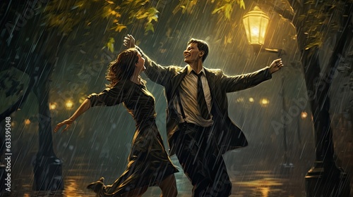 Dancing in the rain, unexpected joy ensues.