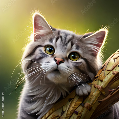 cat with beautiful eyes