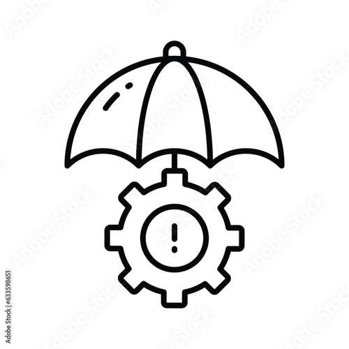 Check this eye catching vector of risk management in modern design style