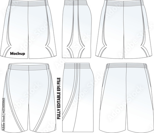  Basketball Shorts Mock ups