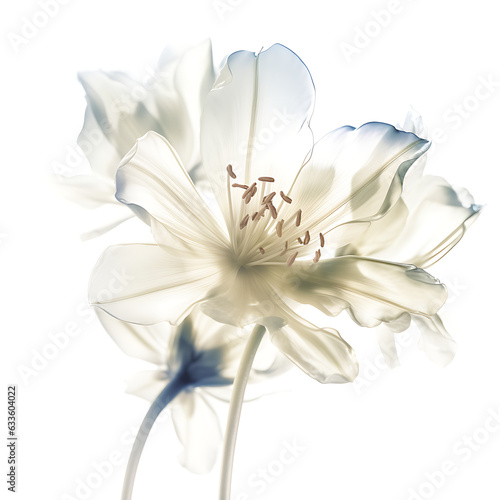 The Mesmerizing Beauty of the Blue Yuyang Flower in Full Splendor © Toonimated
