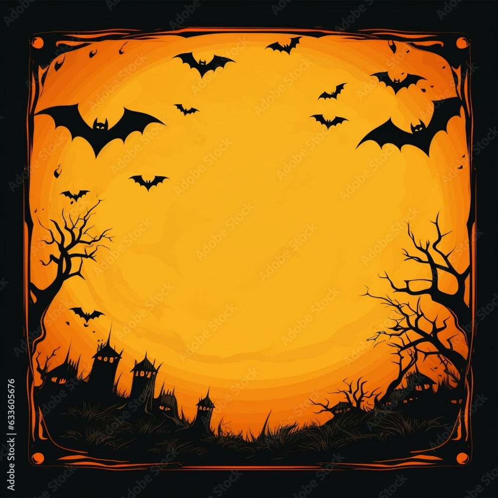 Halloween Horrors Delving into the Dark Side of October Background