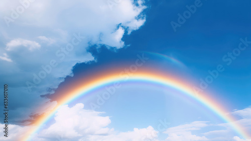 A vibrant rainbow stretching across  Background  Illustrations  HD