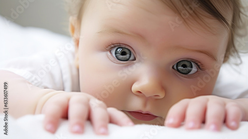 Cute baby laying, Background, Illustrations, HD