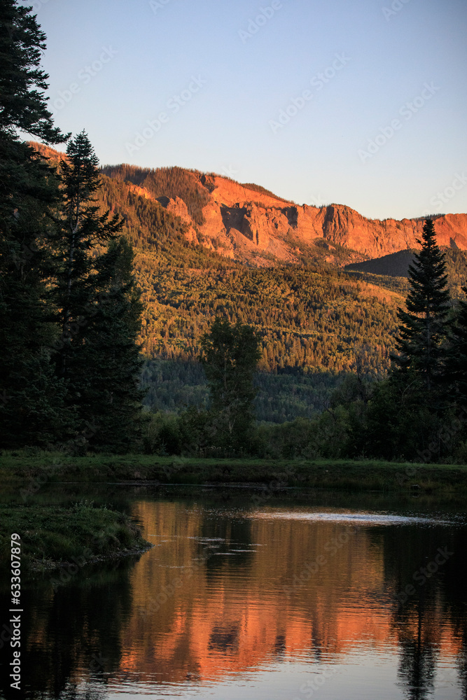 Sunset scenes in southern Colorado's San Juan Mountain Range.