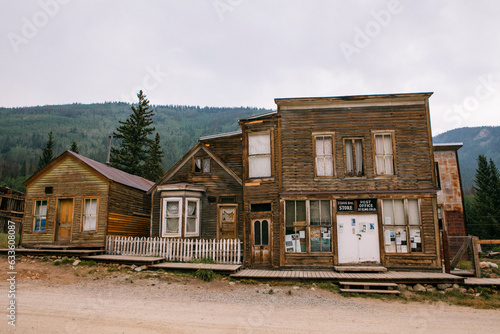 Canvas Print The historic ghost town of St. Elmo, CO.