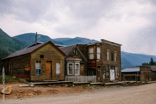 The historic ghost town of St. Elmo, CO.