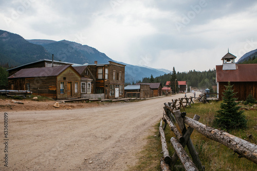 Foto The historic Colorado ghost town of Saint Elmo.