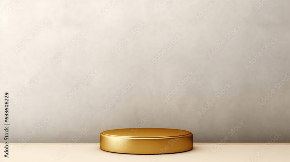 Luxury wall for logo mockup blank base front view high, Illustrations, generative AI 