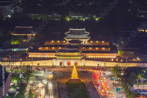 Photography 서울 종로구 경복궁 광화문 광화문광장 근정전 야경