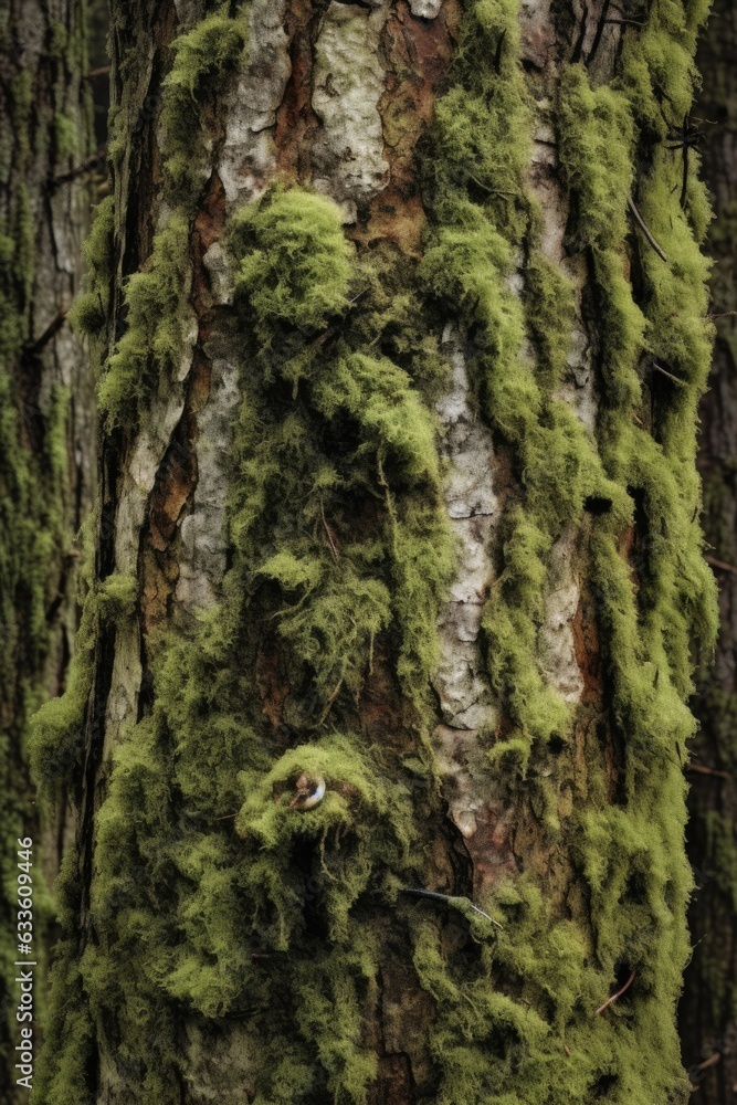 close-up of tree bark texture with moss close-up of tree bark texture with moss