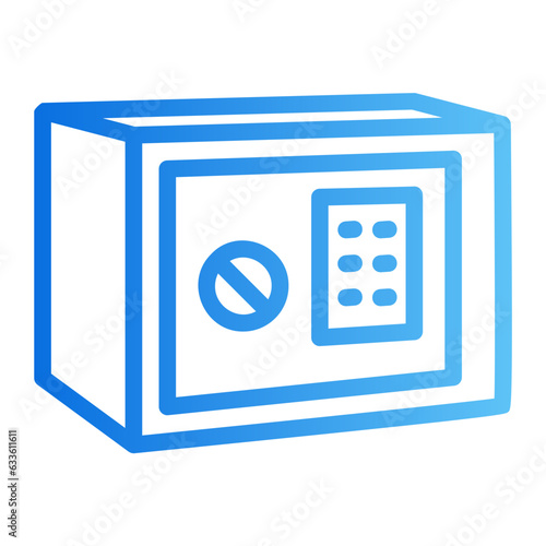 safebox gradient icon