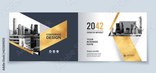 Corporate Book Cover Design Template in A4. Can be adapt to Brochure, Annual Report, Magazine,Poster, Business Presentation, Portfolio, Flyer, Banner, Website.